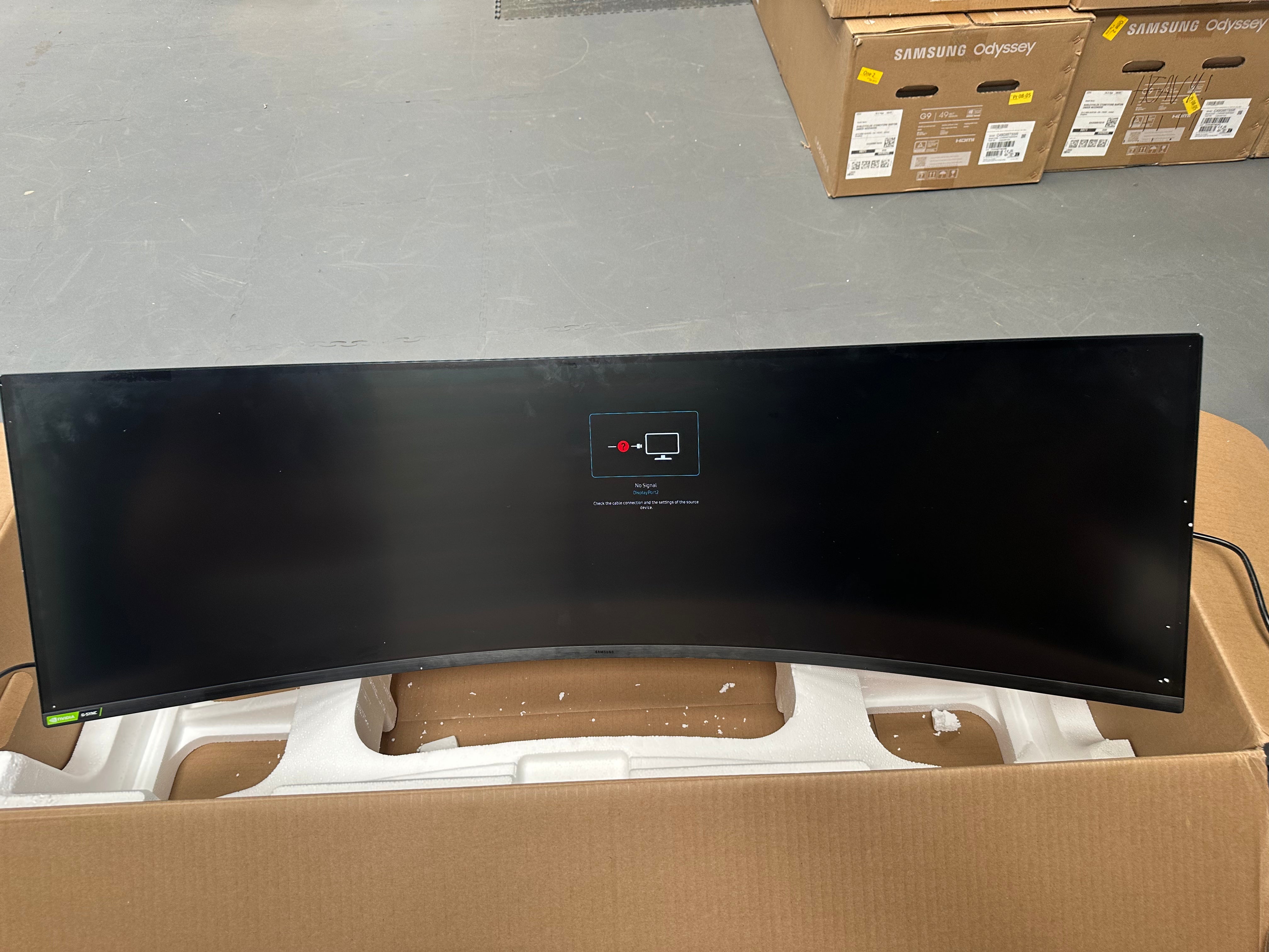 Samsung Odyssey G95T 49" Curved QLED Gaming Monitor - Used - Non Screen Damage
